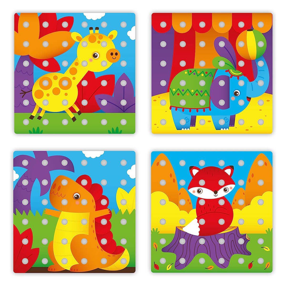 Jeu de construction - Jumbo Peggy (45 pcs.) - Jeux de construction - Boutique LeoLudo - Quercetti