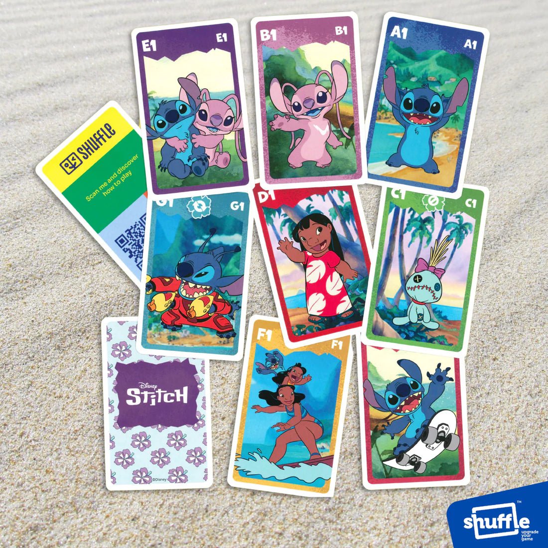 Jeu de familles 4 en 1 - Stitch - Jeux de société - Boutique LeoLudo - Shuffle