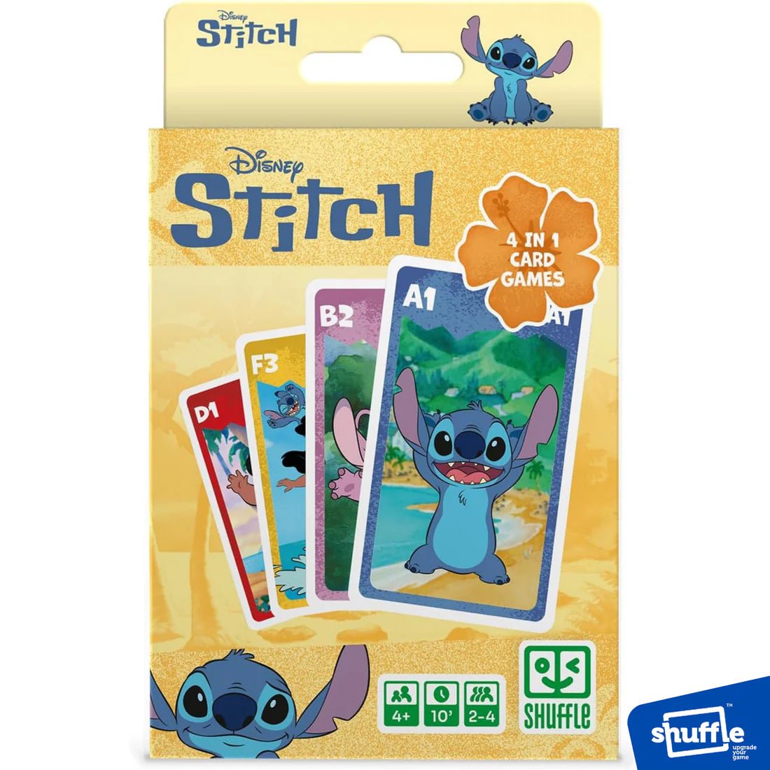 Jeu de familles 4 en 1 - Stitch - Jeux de société - Boutique LeoLudo - Shuffle