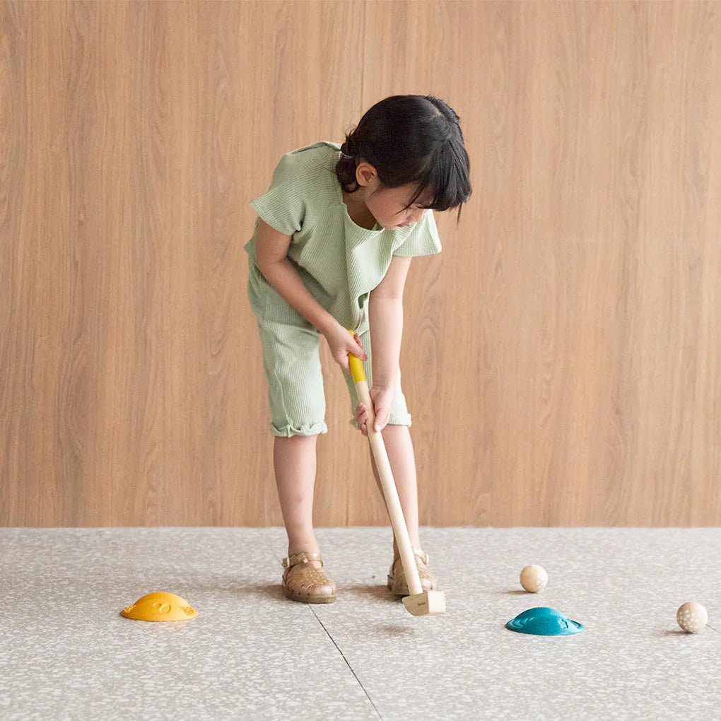 Jeu de mini golf complet en bois - Jeux d'extérieur - Boutique LeoLudo - Plan Toys
