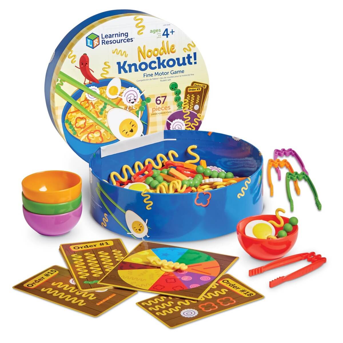 Jeu de motricité fine Ramen Noodle Knockout - Jeux de société - Boutique LeoLudo - Learning Resources