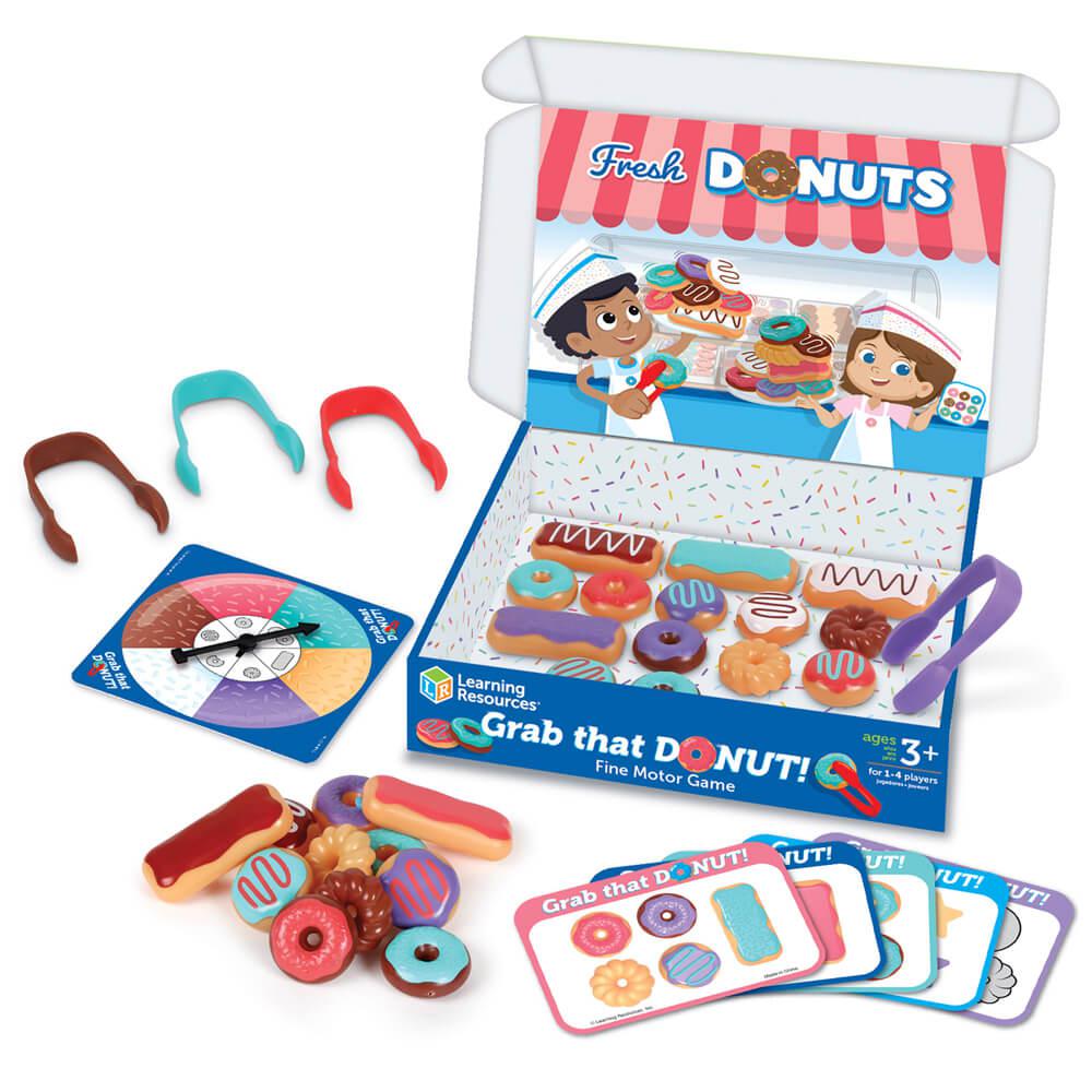 Jeu de motricité fine Saisis ce beignet! - Jeux de société - Boutique LeoLudo - Learning Resources