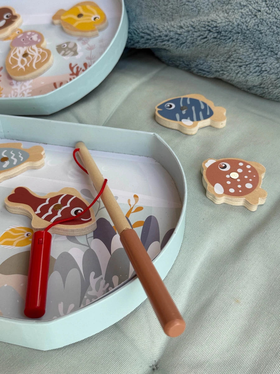Jeu de pêche magnétique en bois - Jeux d'adresse - Boutique LeoLudo - Speedy Monkey