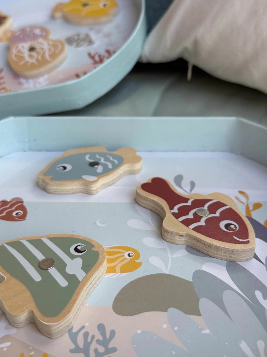 Jeu de pêche magnétique en bois - Jeux d'adresse - Boutique LeoLudo - Speedy Monkey