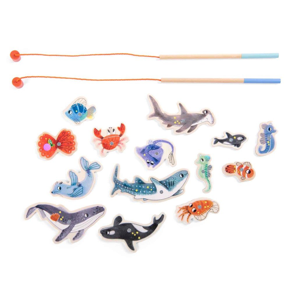 Jeu de pêche magnétique Sous la mer - Jeux d'adresse - Boutique LeoLudo - Moulin Roty