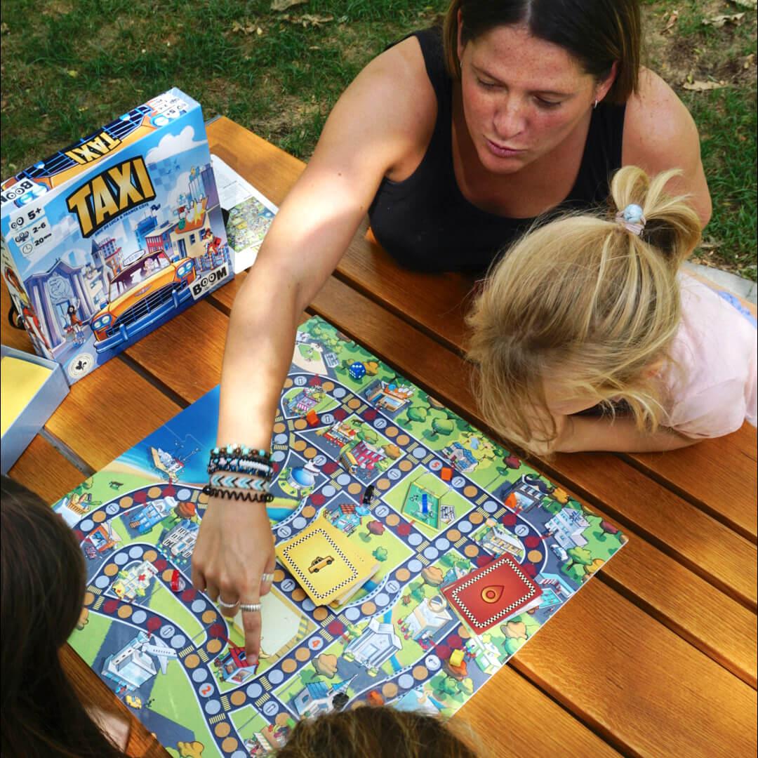 Jeu de société familial Taxi-Jouets BOOM-Boutique LeoLudo