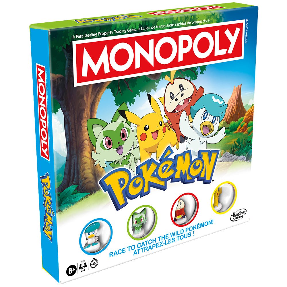 Jeu de société - Monopoly Pokémon (bilingue) -Jeux de société- Boutique LeoLudo-Hasbro