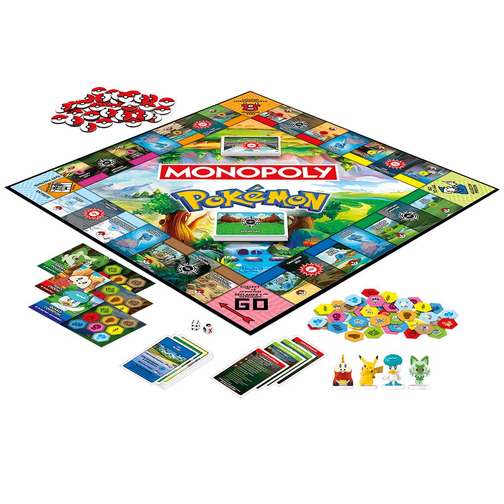 Jeu de société - Monopoly Pokémon (bilingue) -Jeux de société- Boutique LeoLudo-Hasbro