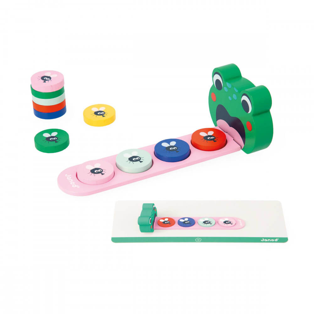 Jeu de suites logiques Grenouille - Jeux éducatifs - Boutique LeoLudo - Janod