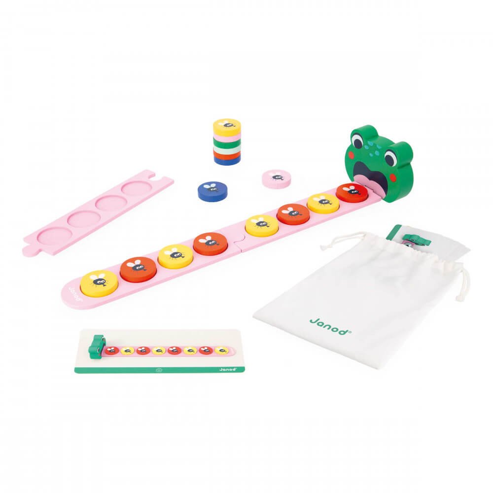 Jeu de suites logiques Grenouille - Jeux éducatifs - Boutique LeoLudo - Janod