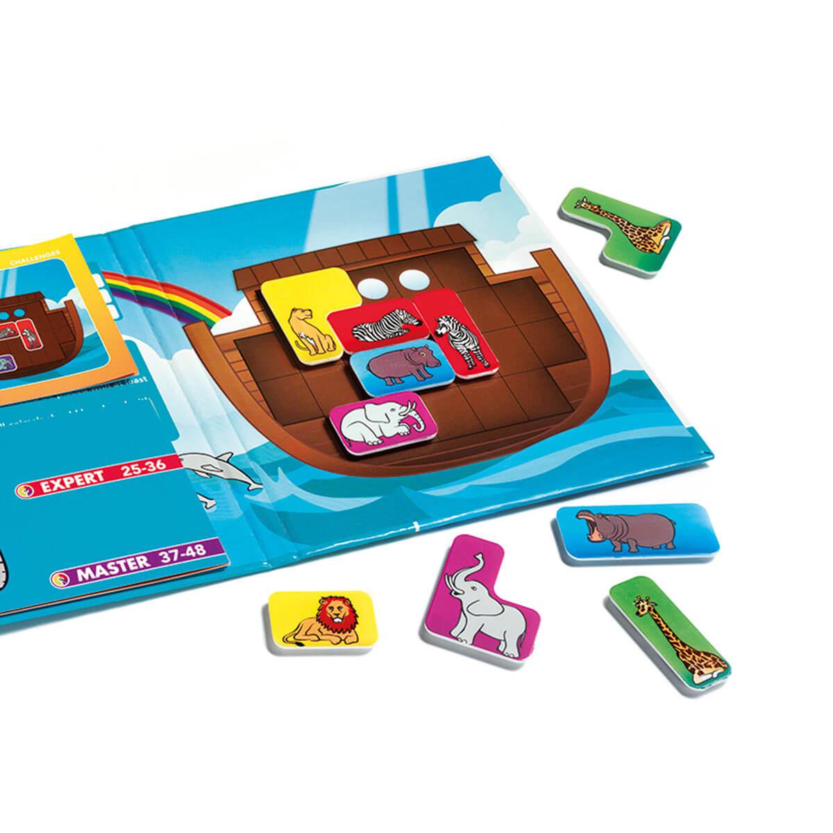 Jeu de voyage magnétique L'Arche de Noé (FR)-Smart Games-Boutique LeoLudo