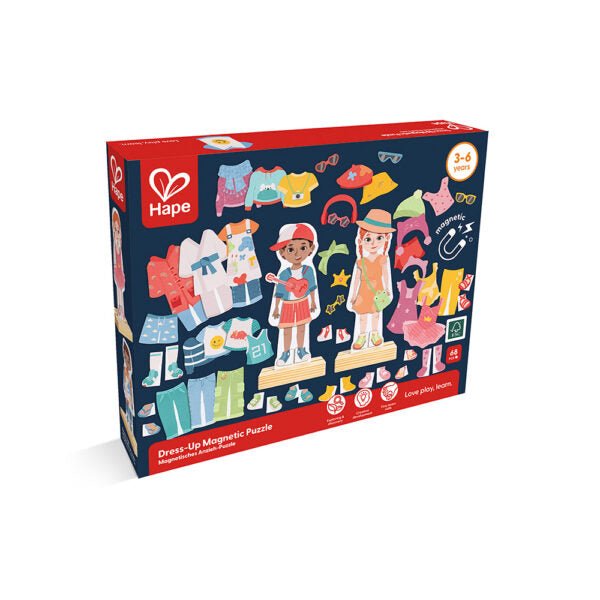 Jeu magnétique à habiller – 66 pièces -Jeux magnétiques- Boutique LeoLudo-Hape