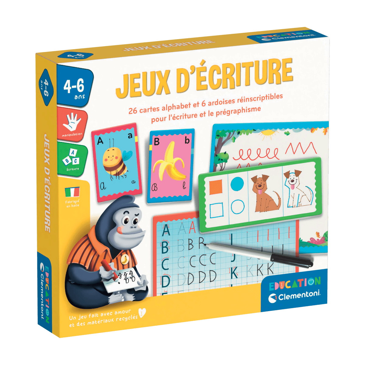 Jeux d'écriture -Jeux éducatifs- Boutique LeoLudo-Clementoni
