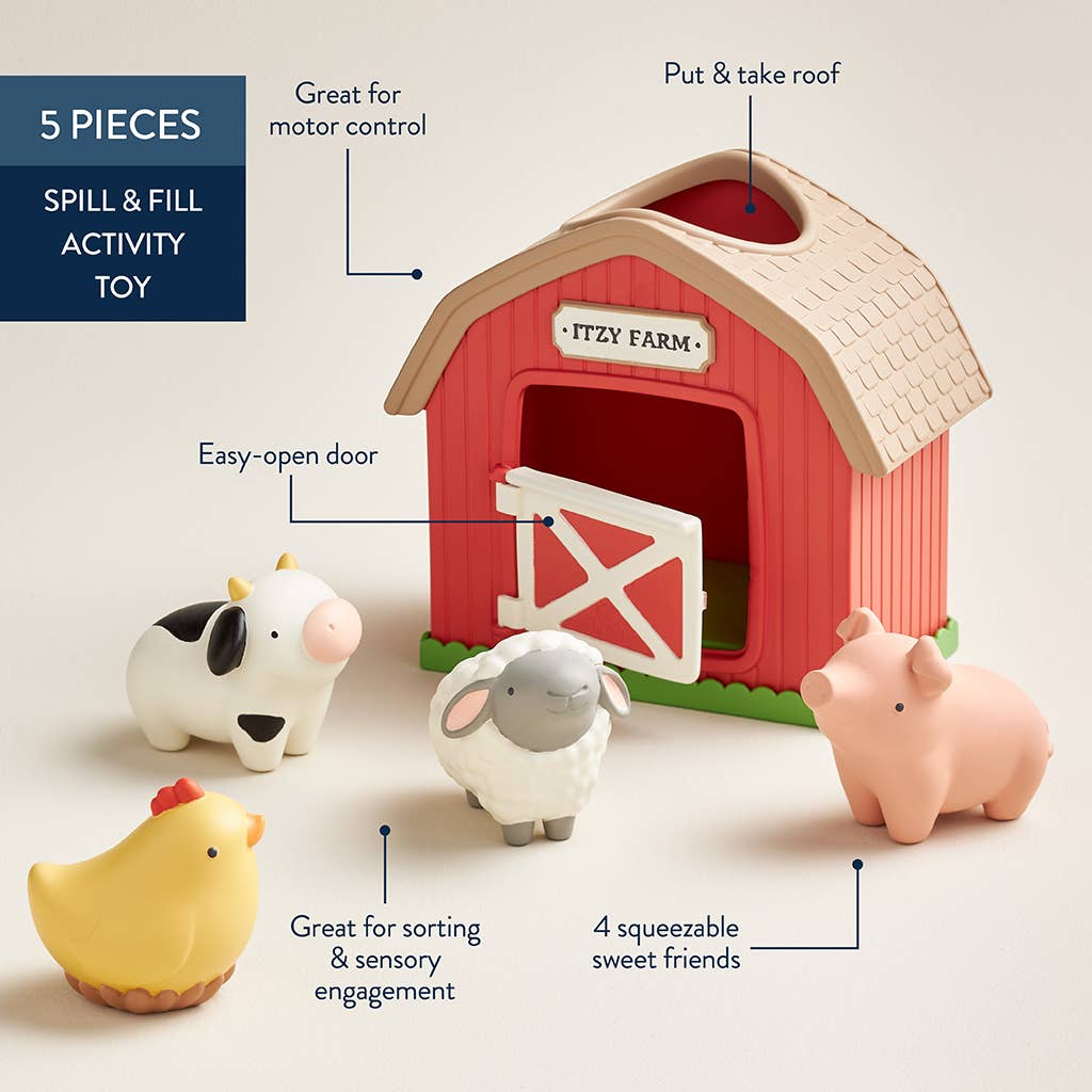 Jouet d’activité bébé à encastrer – Itzy Play Barn™ - Jouets d'éveil - Boutique LeoLudo - Itzy Ritzy Canada