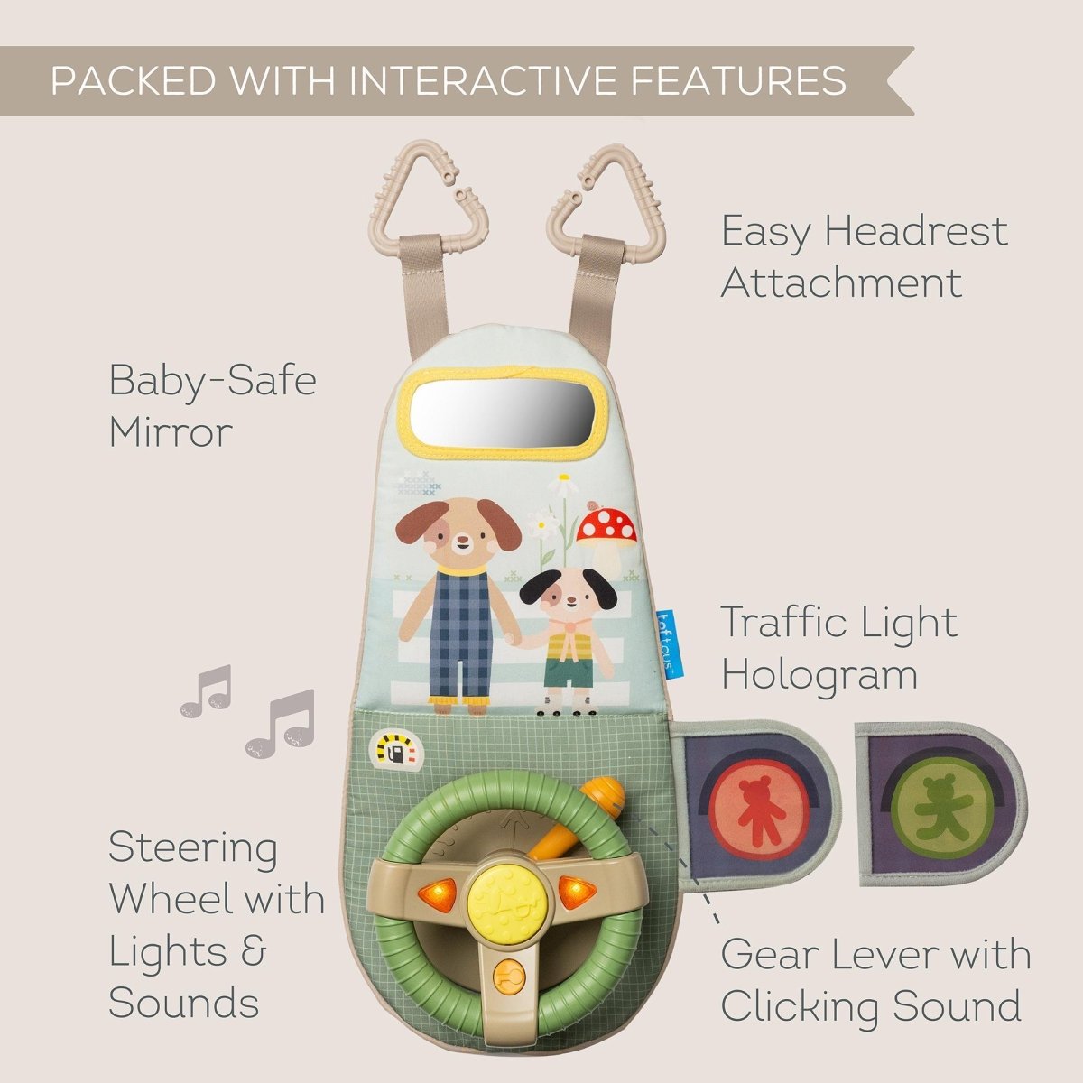 Jouet de voyage Drive & Discover -Jouets d'éveil- Boutique LeoLudo-Taf Toys