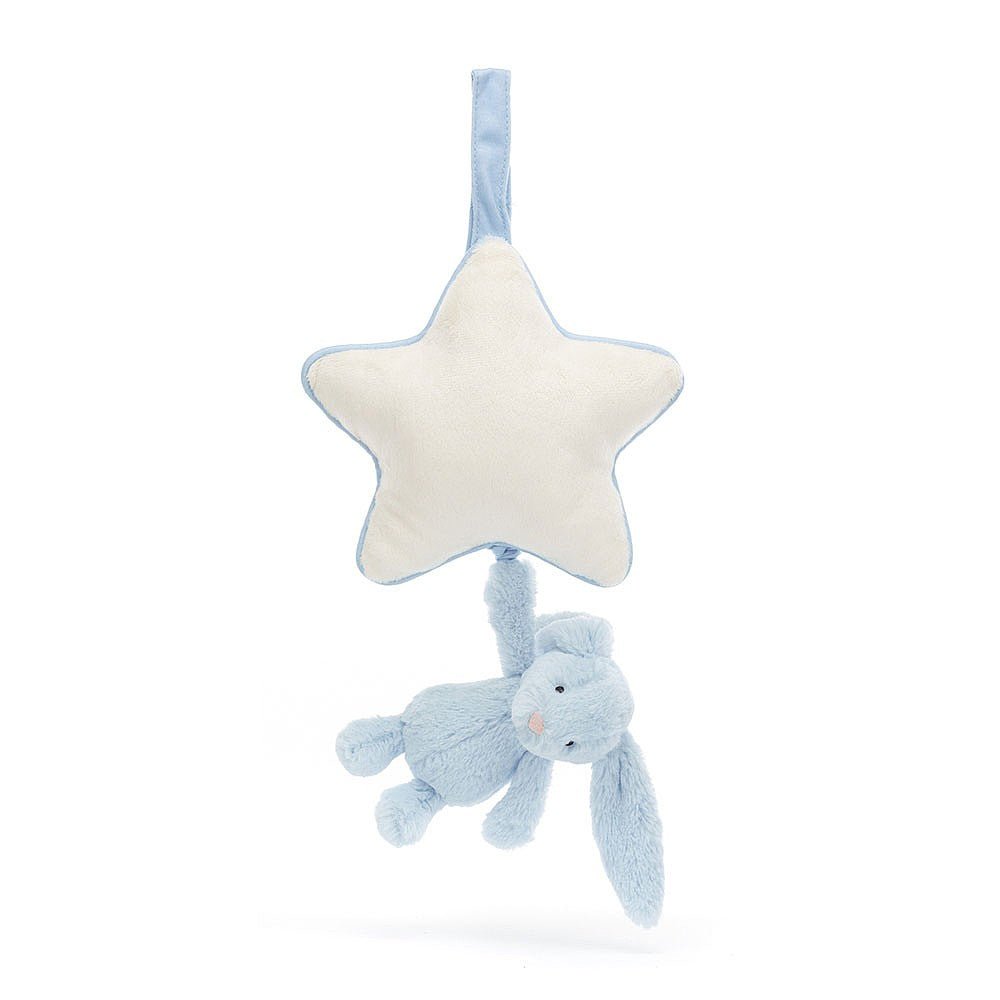 Jouet musical à tirer - Lapin Bashful bleu - Jouets d'éveil - Boutique LeoLudo - Jellycat
