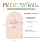 JUMBO Magic Playwall – Grande arche murale magnétique -Art & bricolage- Boutique LeoLudo-Cherrypick