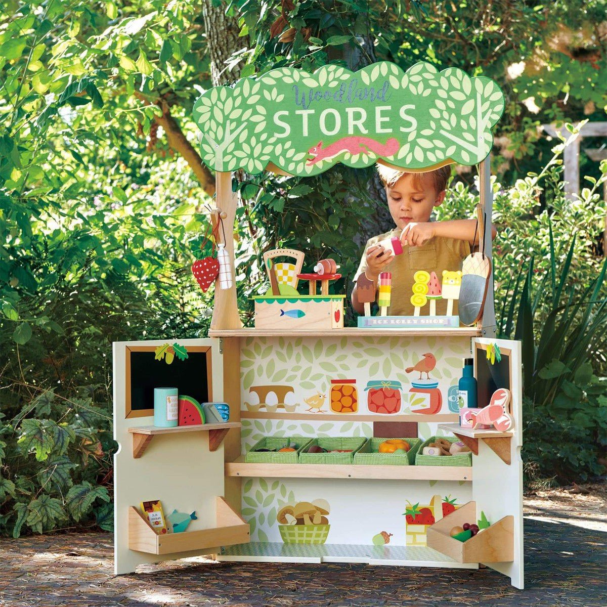Kiosque et théâtre Woodland - Jouets d'imitation - Boutique LeoLudo - Tender Leaf Toys