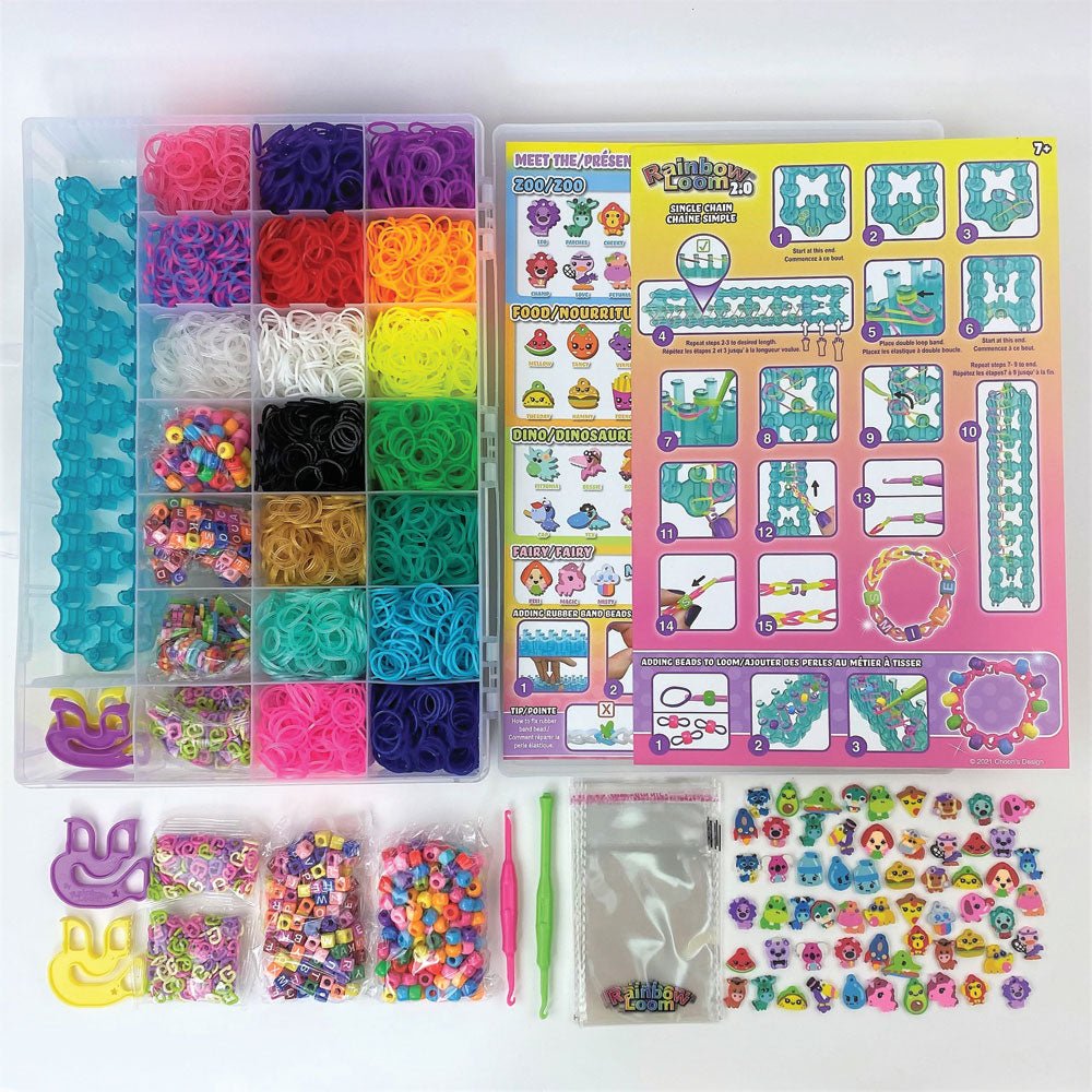 Kit de fabrication de bracelets Mega Combo - Loomi - Pals - Art & bricolage - Boutique LeoLudo - Rainbow Loom