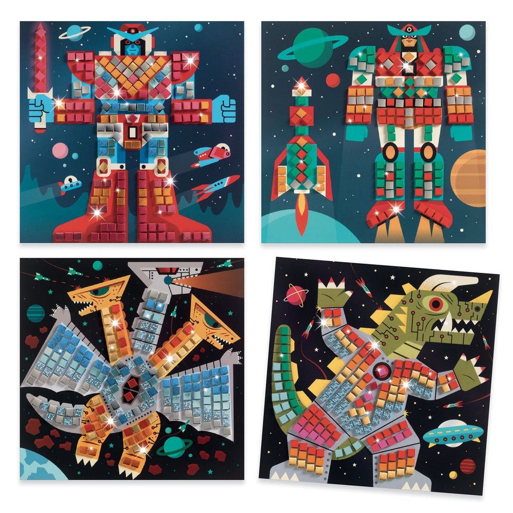Kit mosaïques Space battle : créez vos propres combats intergalactiques Art & bricolage- Boutique LeoLudo