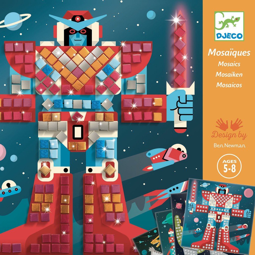 Kit mosaïques Space battle : créez vos propres combats intergalactiques Art & bricolage- Boutique LeoLudo