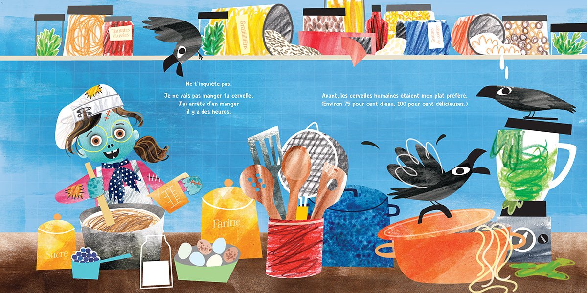 LA CERVELLE! Plus qu’une collation pour les zombies -Livres- Boutique LeoLudo-Scholastic