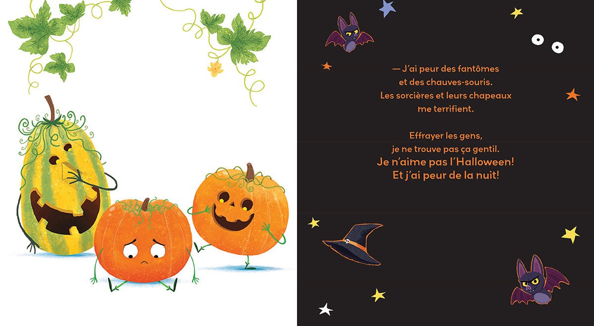La citrouille qui a peur du noir -Livres- Boutique LeoLudo-Scholastic