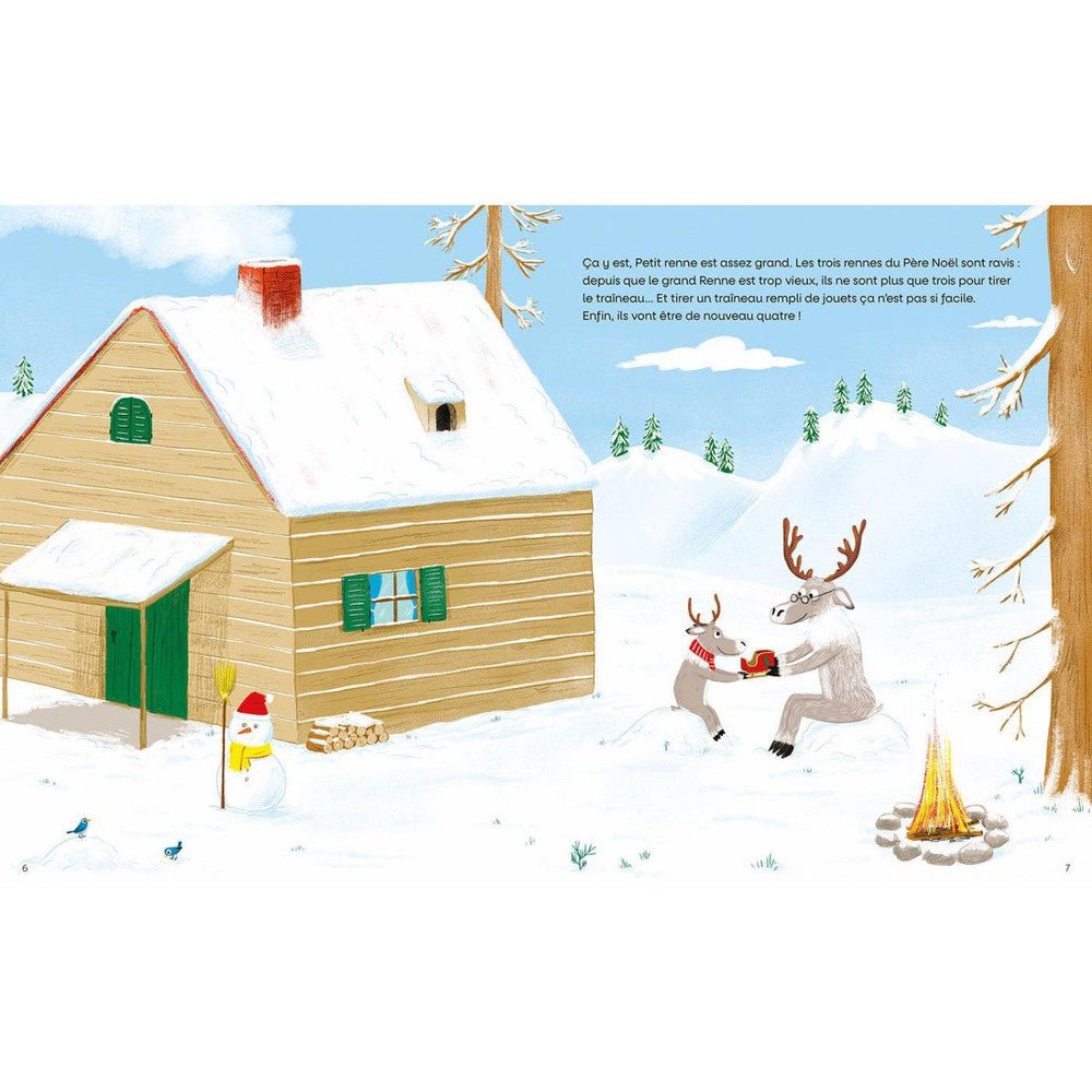 La première nuit de Noël de Petit Renne -Livres- Boutique LeoLudo-Auzou