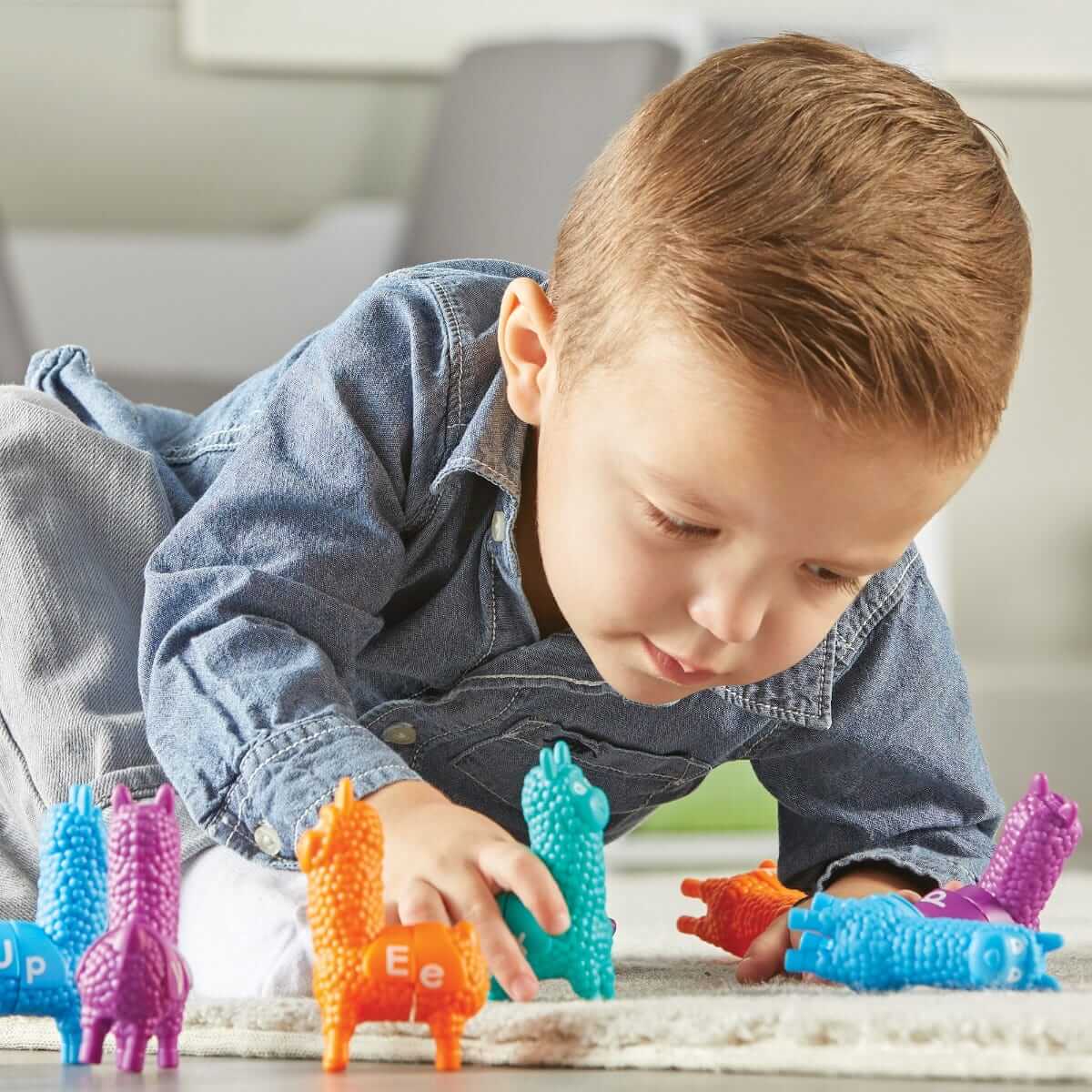 Lamas alphabet Span - n - Learn - Jeux éducatifs - Boutique LeoLudo - Learning Resources