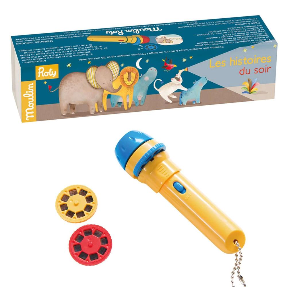 Lampe de poche - Histoires du soir - Lampes à histoire - Boutique LeoLudo - Moulin Roty