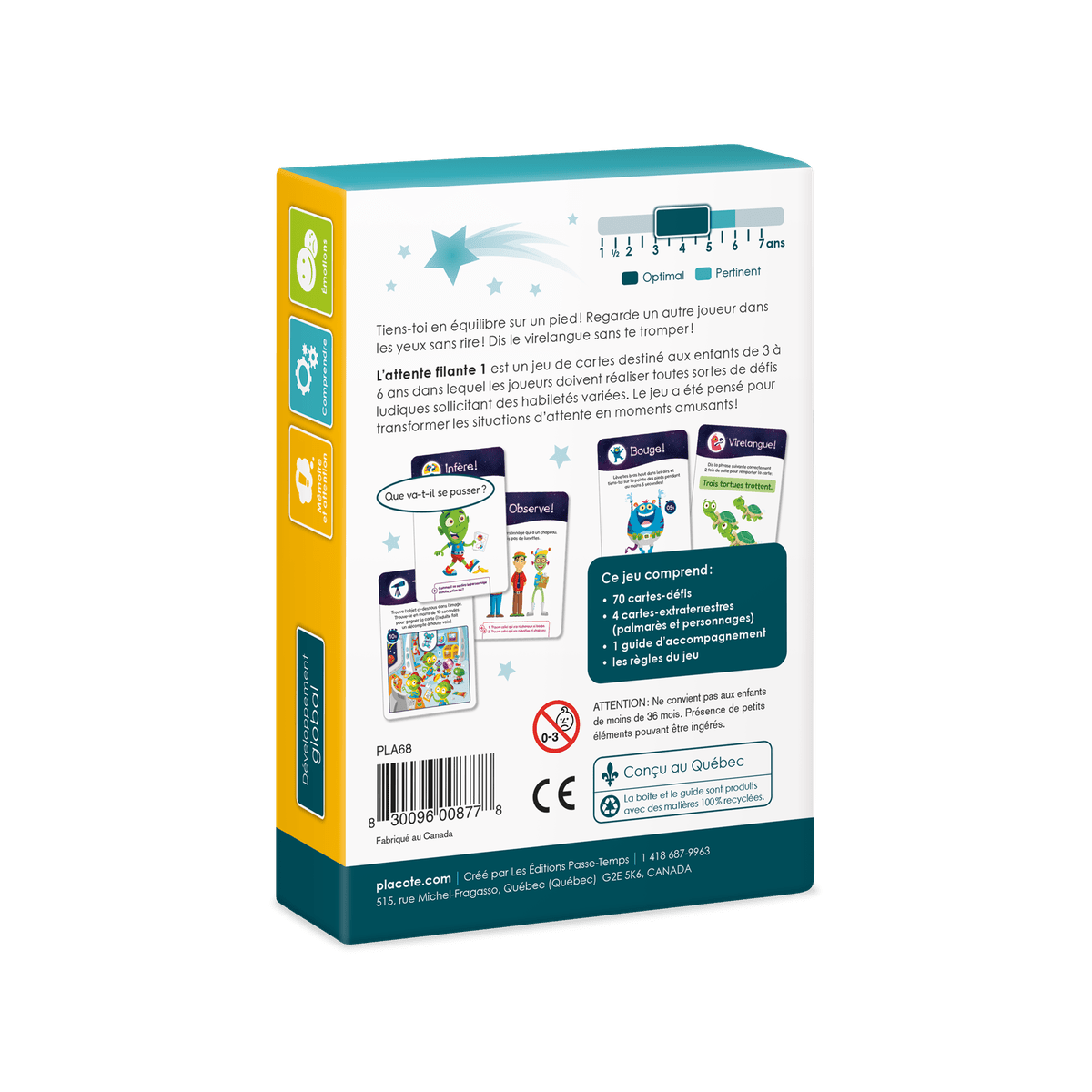 L'attente filante 1 - Jeux éducatifs - Boutique LeoLudo - Placote