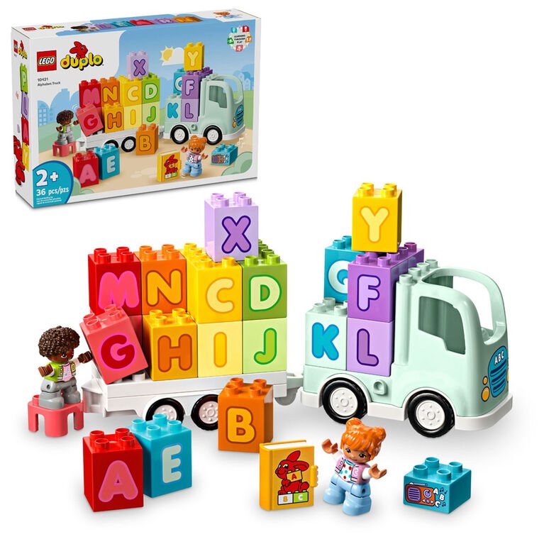 Le camion alphabet DUPLO (36 pcs) - Jeux de construction - Boutique LeoLudo - LEGO