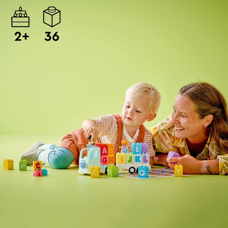 Le camion alphabet DUPLO (36 pcs) - Jeux de construction - Boutique LeoLudo - LEGO