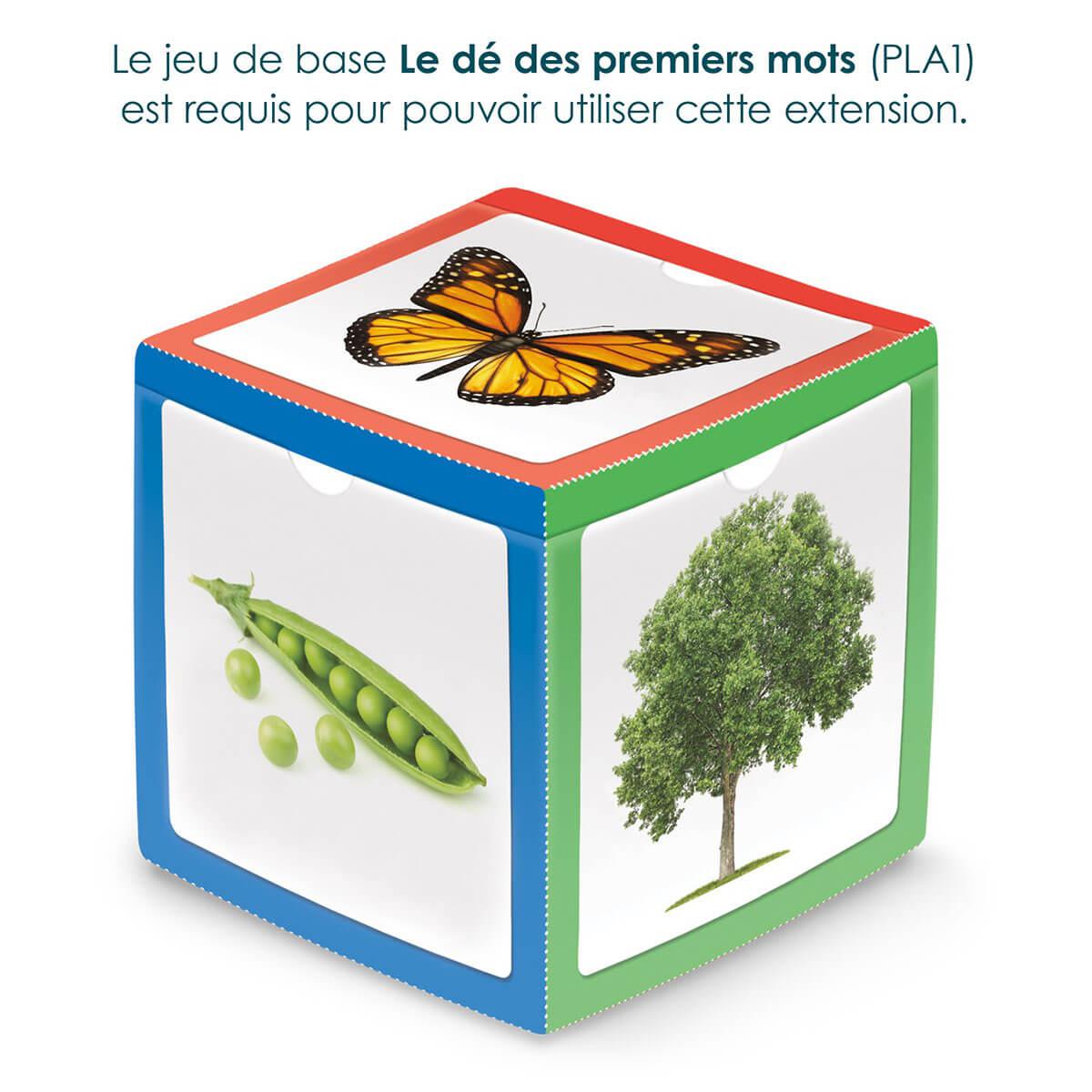 Le dé des actions [extension du Dé des premiers mots] - Jeux éducatifs - Boutique LeoLudo - Placote