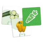 Le dé des premiers mots - Les aliments [extension du Dé des premiers mots] -Jeux éducatifs- Boutique LeoLudo-Placote