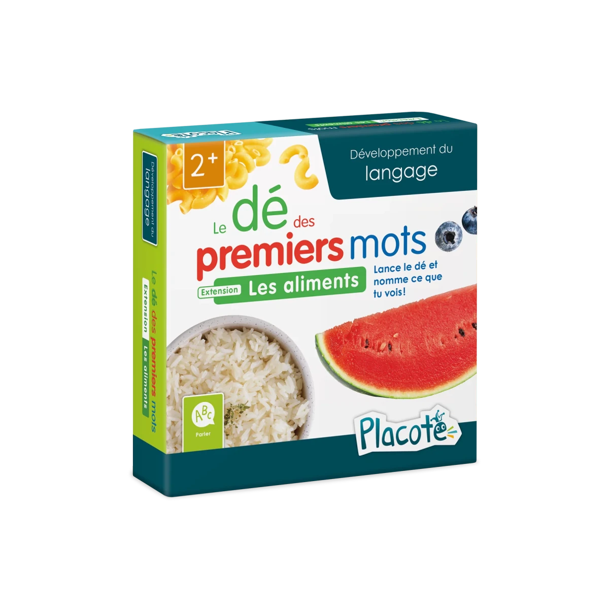 Le dé des premiers mots - Les aliments [extension du Dé des premiers mots] -Jeux éducatifs- Boutique LeoLudo-Placote