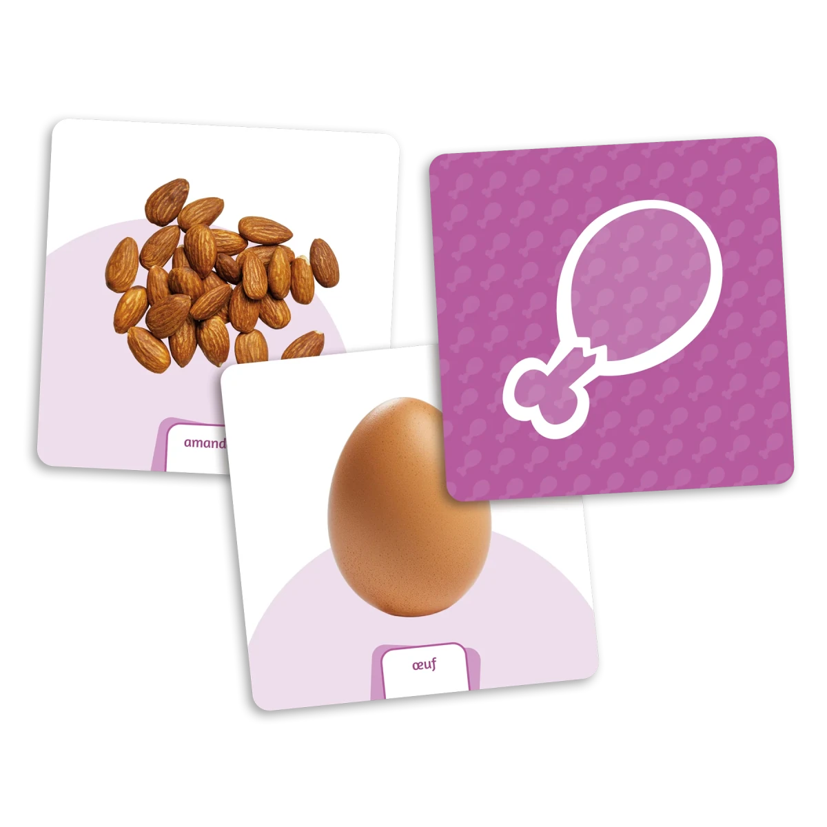 Le dé des premiers mots - Les aliments [extension du Dé des premiers mots] -Jeux éducatifs- Boutique LeoLudo-Placote