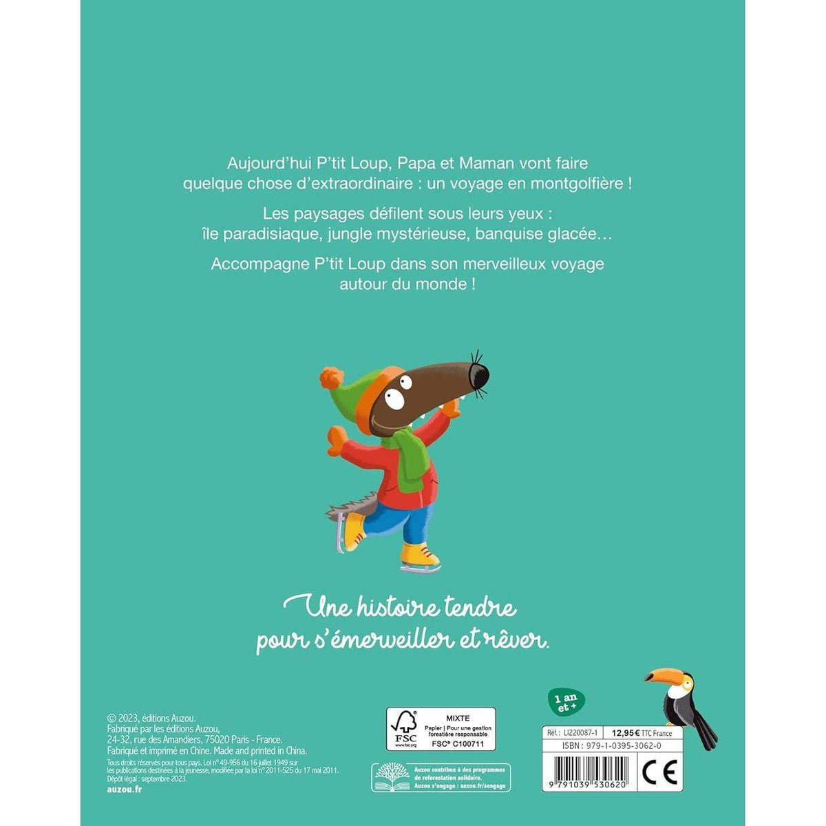 Le merveilleux voyage de P'tit Loup - Livres d'éveil - Boutique LeoLudo - Auzou