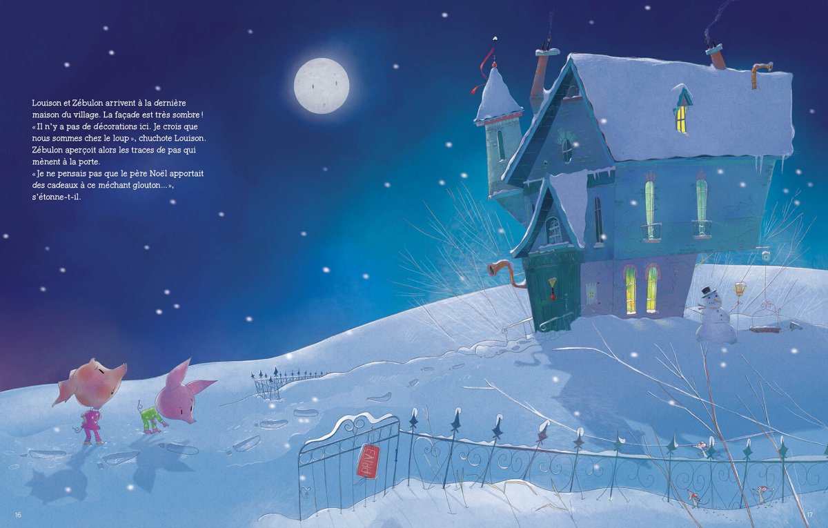 Le Noël des trois petits cochons -Livres- Boutique LeoLudo-Auzou