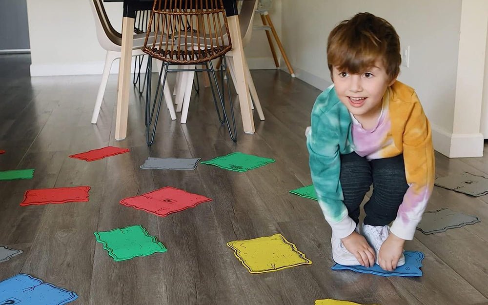 Le sol est en lave – Jeu d’action -Jeux de société- Boutique LeoLudo-Goliath