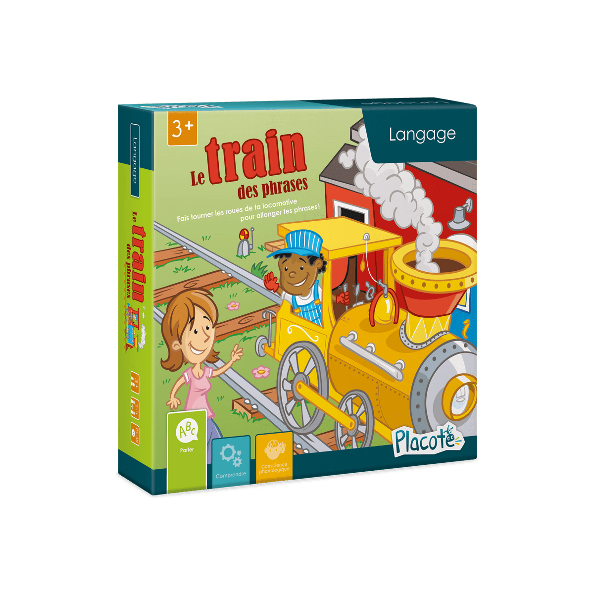 Le train des phrases - Jeux éducatifs - Boutique LeoLudo - Placote