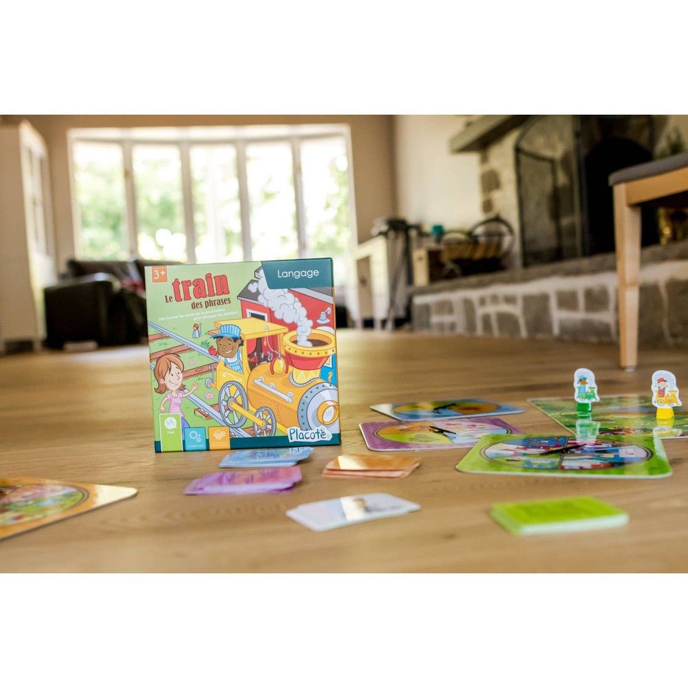 Le train des phrases - Jeux éducatifs - Boutique LeoLudo - Placote