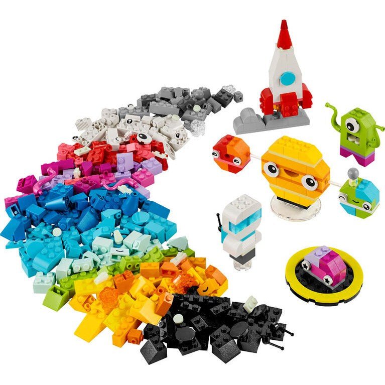 LEGO Classic Les planètes spatiales créatives (450 pcs) - Jeux de construction - Boutique LeoLudo - LEGO