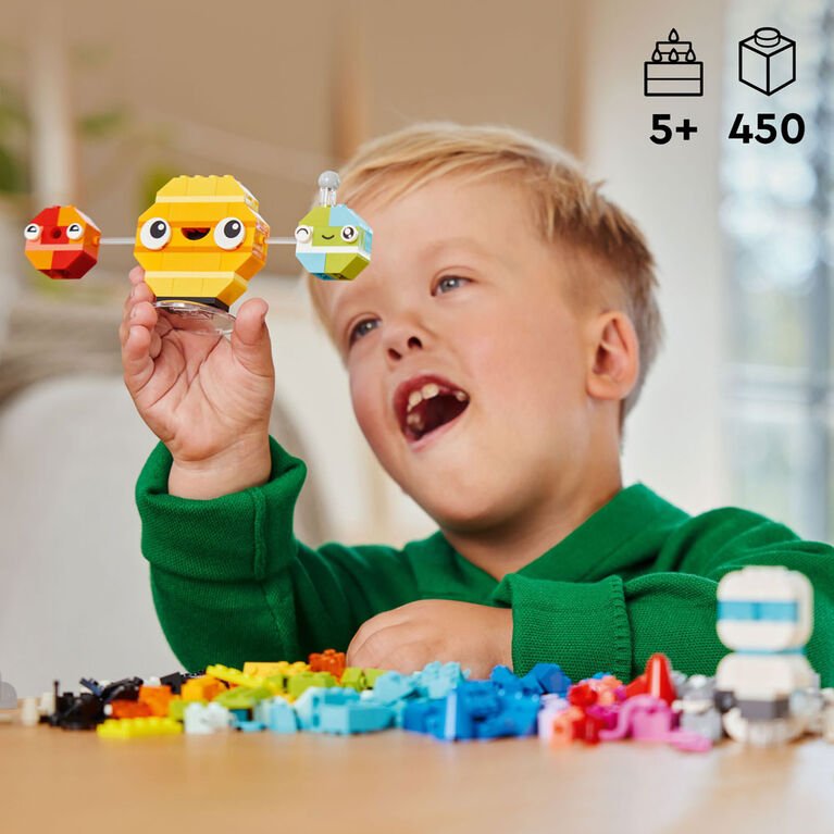LEGO Classic Les planètes spatiales créatives (450 pcs) - Jeux de construction - Boutique LeoLudo - LEGO