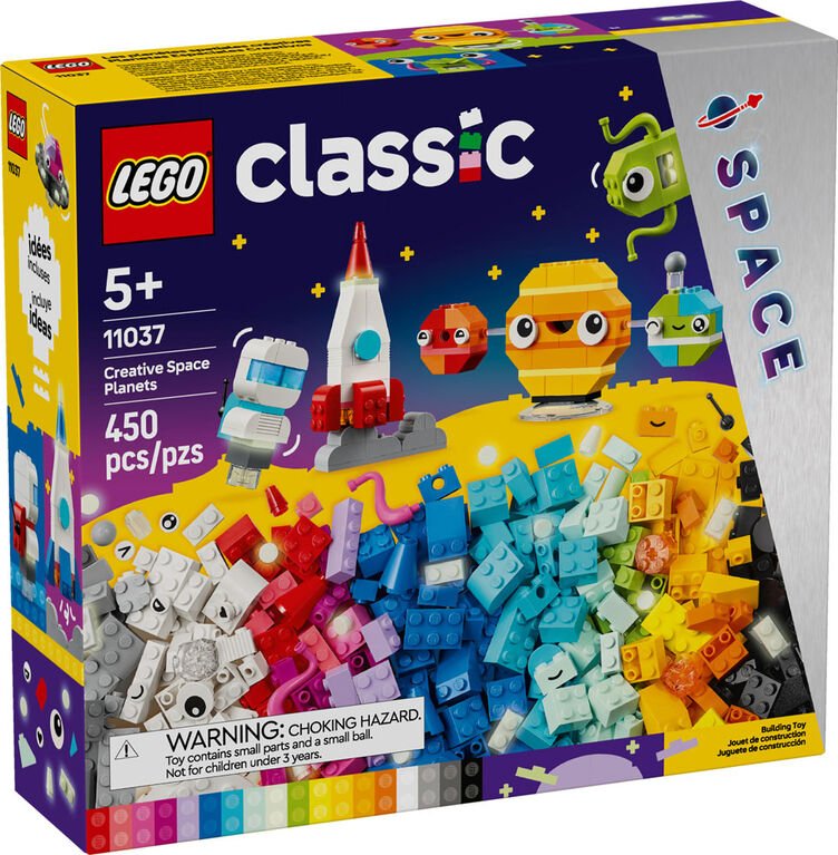 LEGO Classic Les planètes spatiales créatives (450 pcs) - Jeux de construction - Boutique LeoLudo - LEGO