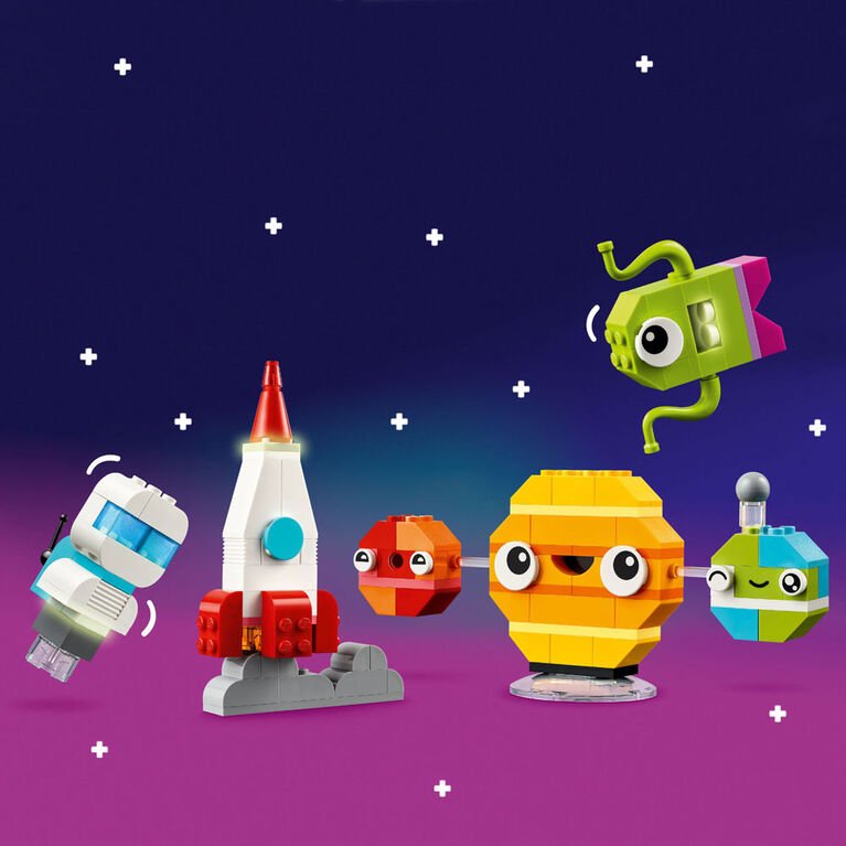LEGO Classic Les planètes spatiales créatives (450 pcs) - Jeux de construction - Boutique LeoLudo - LEGO