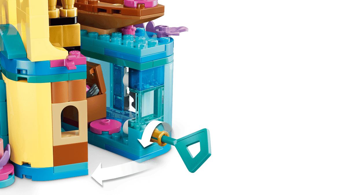LEGO Disney – Le mini palais magique d’Ariel (179 pcs) - Jeux de construction - Boutique LeoLudo - LEGO
