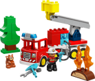 LEGO® DUPLO® Camion de pompier avec lance et pompier – Jeu de construction 2 ans+ - Ensembles de jeu - Boutique LeoLudo - LEGO