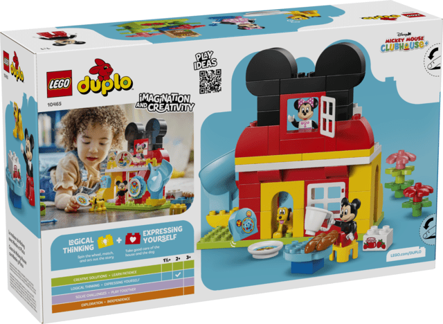 LEGO® DUPLO® La Maison de Mickey Mouse avec Minnie et Pluto – Jeu de Construction Disney 2 ans+ - Ensembles de jeu - Boutique LeoLudo - LEGO