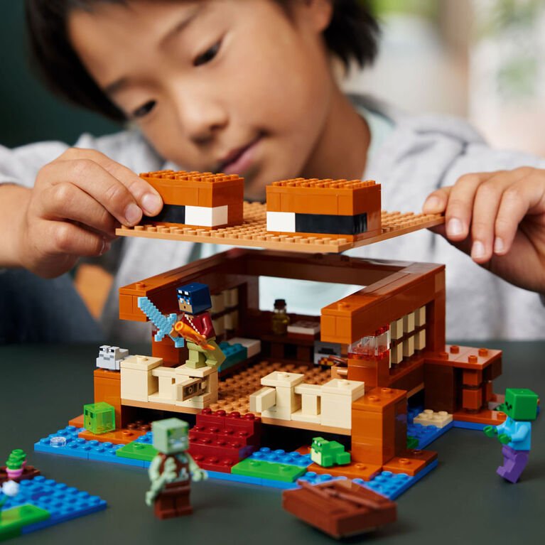 LEGO Minecraft - La maison Grenouille (400 pcs) - Jeux de construction - Boutique LeoLudo - LEGO
